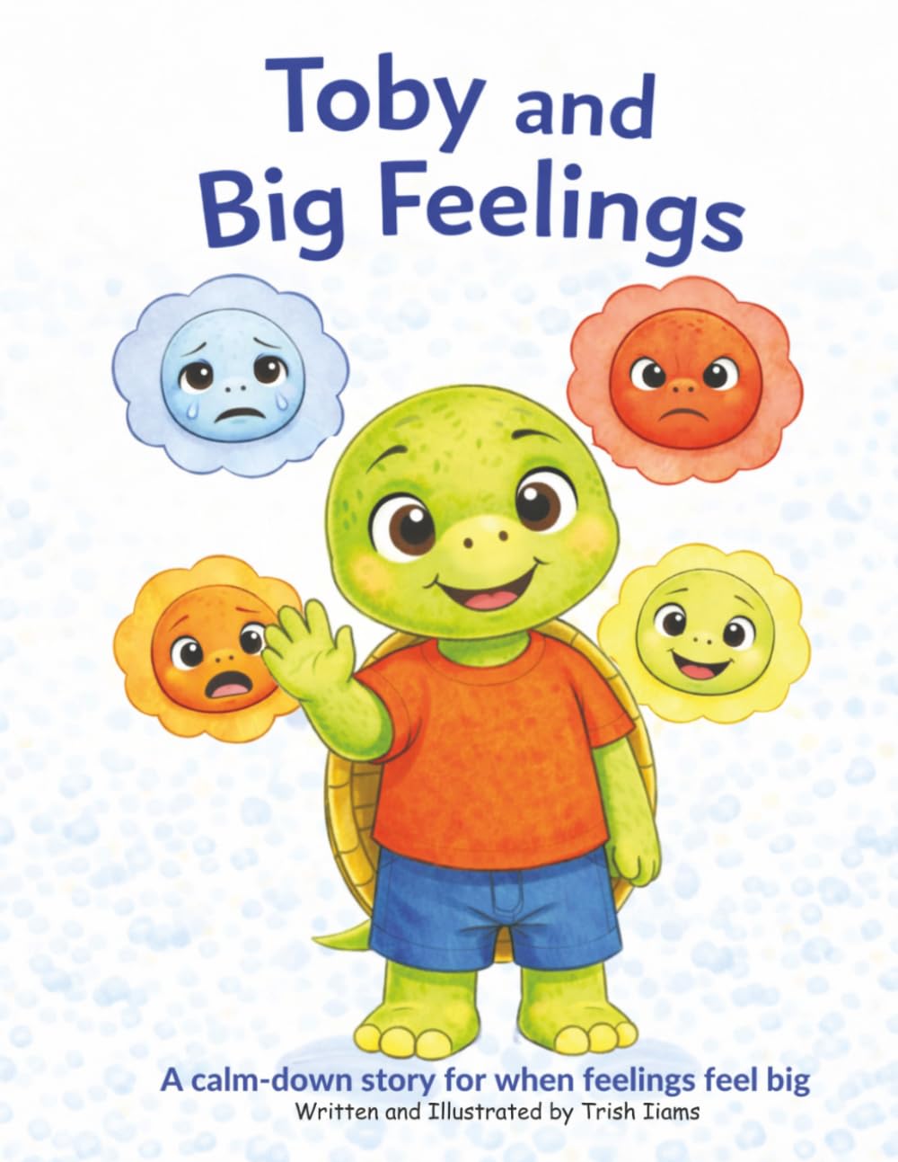Toby and Big Feelings coloring book cover